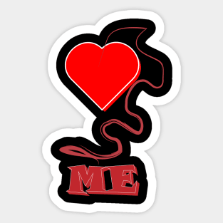 Road To Happiness Me And Your Heart Sticker